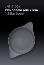 JNP-1-006/Two handle pan 21cm/1.85kg Deep